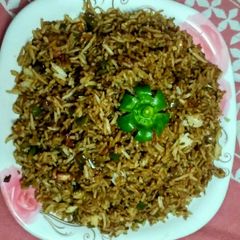 Chinese fried rice A picture of Chinese fried rice.