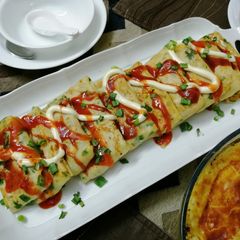 Vegetables Crepes A picture of Vegetables Crepes.