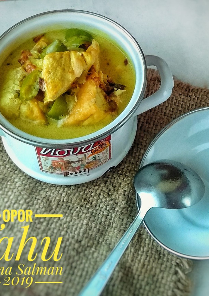 Foto resep Opor Tahu Pedas #Bandungrecook2_inesetiawati