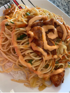 A picture of Singaporian Rice.