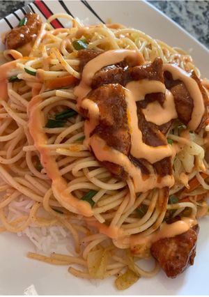 A picture of Singaporian Rice.