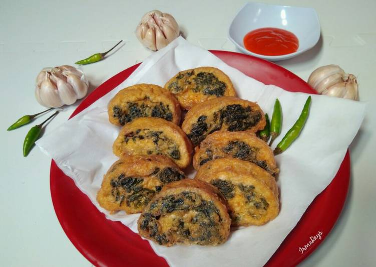 Rolade Tahu Daun Singkong
