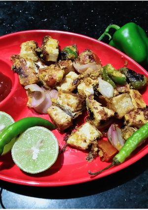 A picture of Tofu tikka.