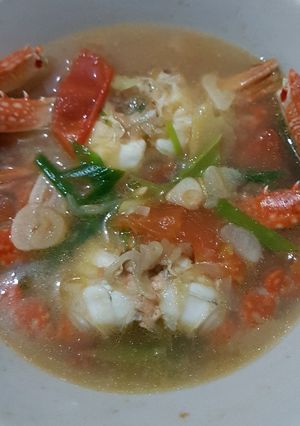 Foto resep Sop Rajungan simple