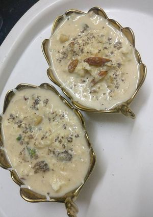 A picture of Paneer & Petha kheer.