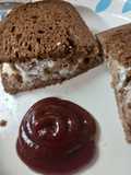 Leftover Meatloaf and Mashed Potatoes and Gravy Sandwich