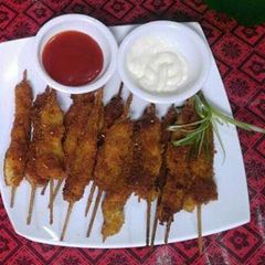 Crispy chicken sticks A picture of Crispy chicken sticks.
