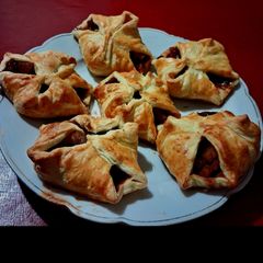 A picture of Fall puff pastries.