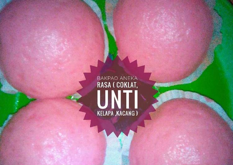 Bakpao Irit Ekonomis Aneka Rasa (coklat,unti kelapa,kacang)