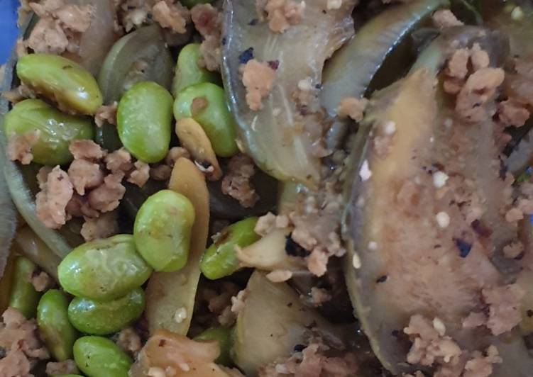 Cara Vegan Di RumahTerong Tumis Kacang Edamame