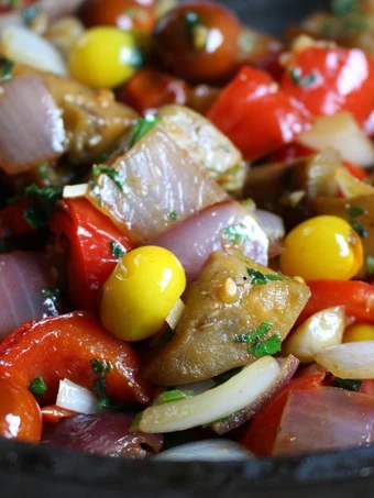 Easy Ways Prepare Recipes Pan Roasted Ratatouille for 2 the Perfect Appealing.
