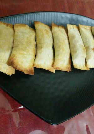 A picture of Pizza pockets.