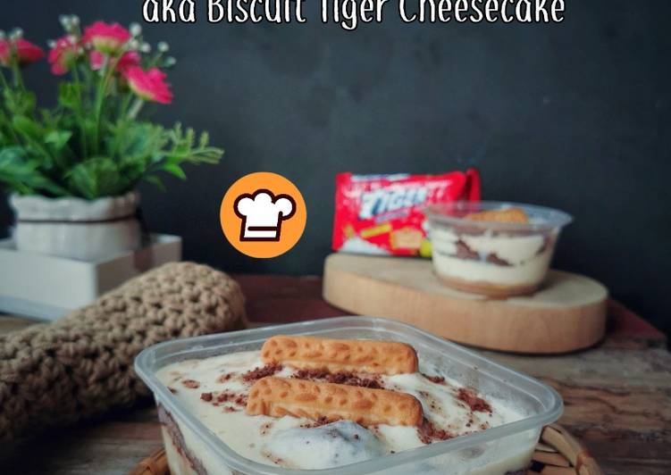 Langkah Mudah untuk Menyiapkan Biscoff Cheesecake  (aka  Biscuit  Tiger Cheesecake), Enak