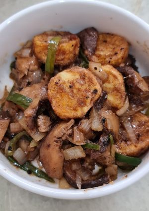 Foto resep Tumis Tahu Shitake Lada Hitam