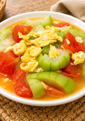 絲瓜蕃茄炒蛋(簡單料理) 的食譜成品照片
