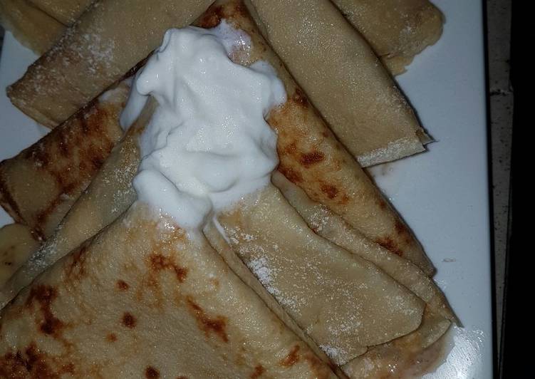 How to Prepare Quick Apple crepes