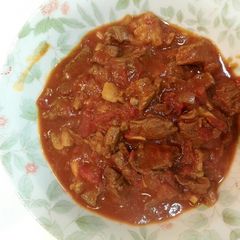 A picture of Beef Tomato Stew.