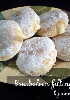 Foto resep Donat / Bomboloni filling durian