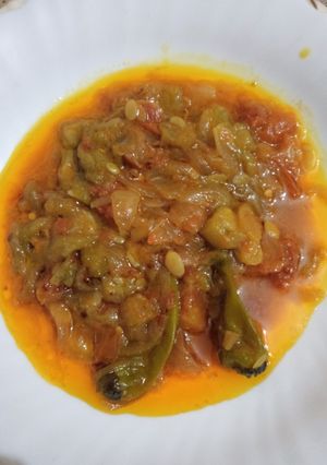 A picture of Toorai ki bhaji.