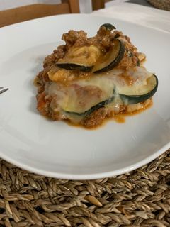 Una foto de Lasaña de Calabacín 🍝