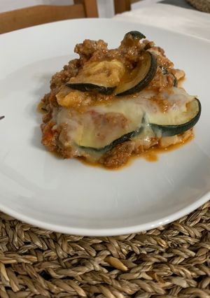 Una foto de Lasaña de Calabacín 🍝
