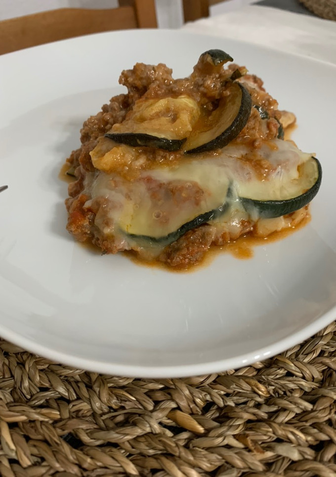 Una foto de Lasaña de Calabacín 🍝