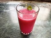 A picture of beet juice
