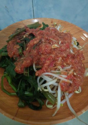 Foto resep Plencing kangkung #berburu celemek cookpad #