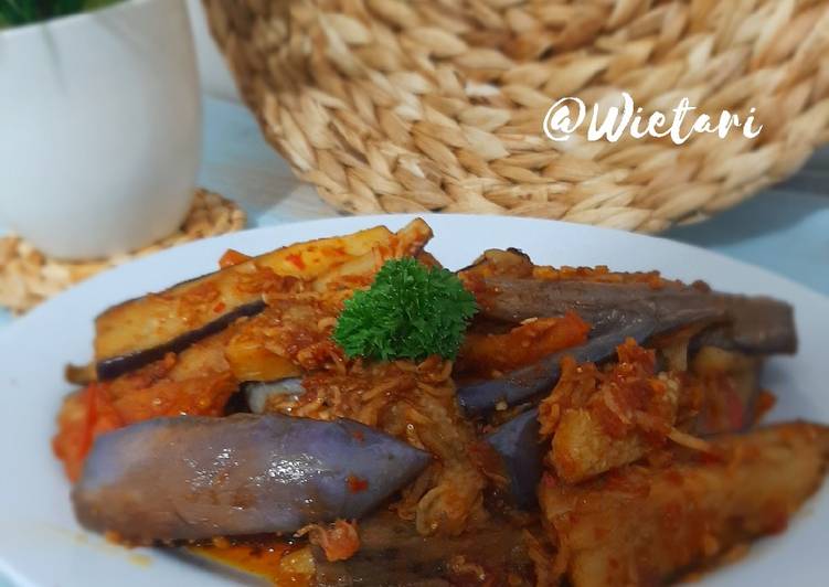 Resep: Terong balado teri Enak