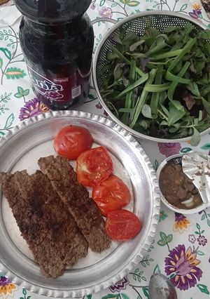 عکسی از دستور کباب تابه ای
