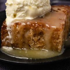 A picture of Malva Pudding.