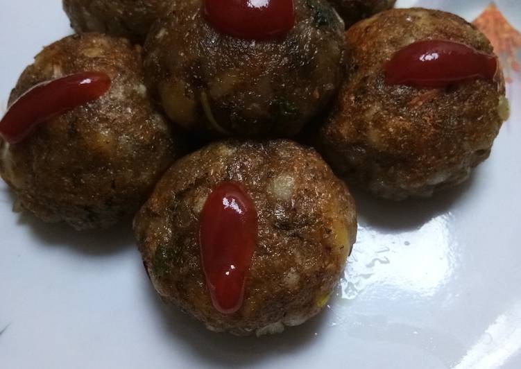 Sambhar Masala Flavoured Potato Sago Appe