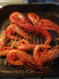 Una foto de Carabineros a la plancha a mi manera