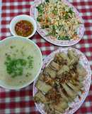 Cháo gỏi vịt