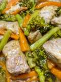 Spezzatino di maiale in agrodolce