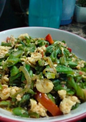 Foto resep Orak arik buncis dan putih telur