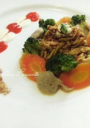Foto resep Ayam sisit Ala Bali dan Capcai seadanya.. 😁