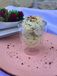 Une photo de Glace menthe chocolat
