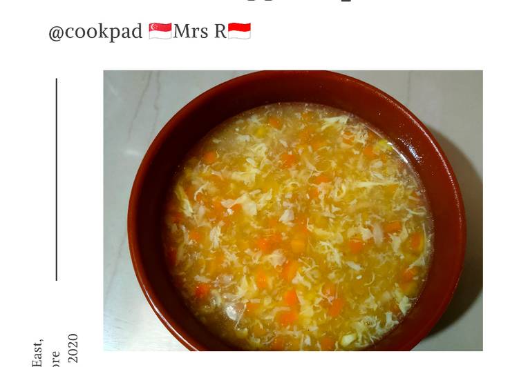 Resep Sweet Corn Egg Soup Enak dan Antiribet