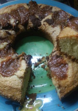 Una foto de Torta de un huevo con sorpresa #fácil#económica