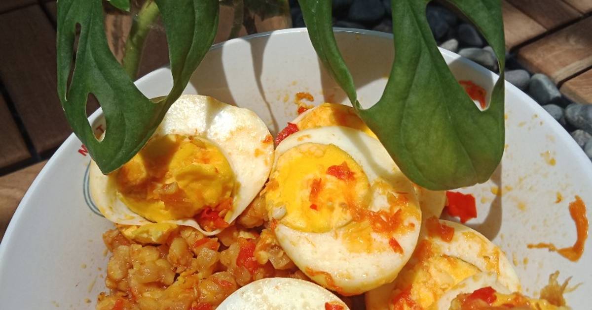 Resep Telur & Tempe Balado Merah Putih oleh Winda - Cookpad