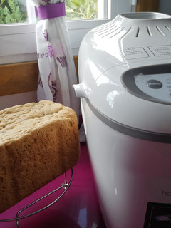 Una foto de Pan de miel nueces y semillas en panificadora Moulinex