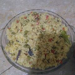 A picture of Vegetable biryani.