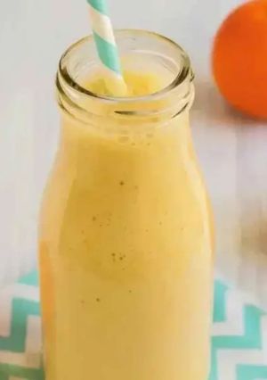Una foto de ⭐Malteada de mandarina 🍊⭐