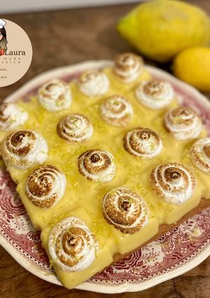 Une photo de Tarte au citron meringuée façon tablette