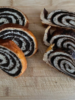 Mákos és kakaós szüreti kalács recept fotója
