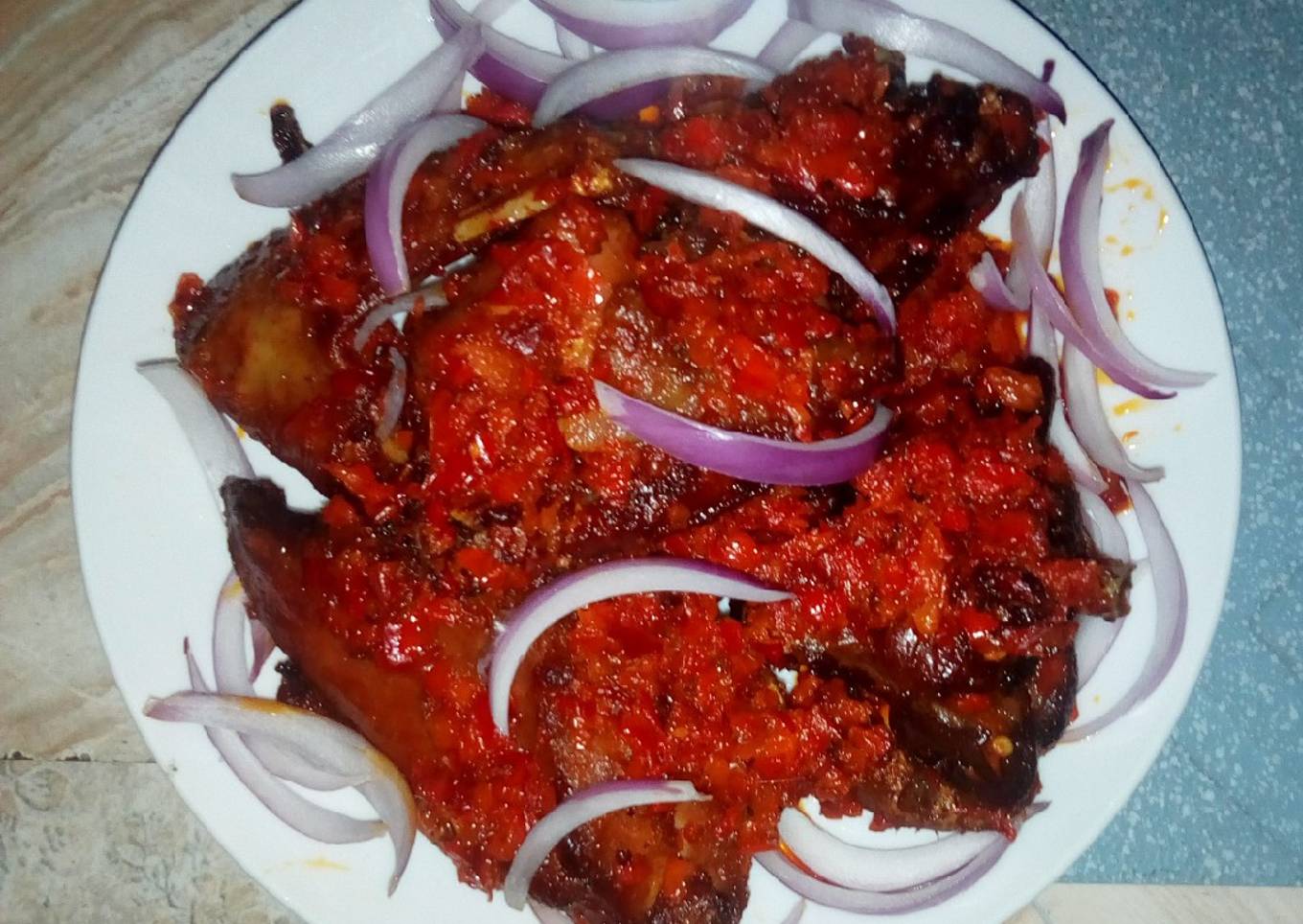 Peppered chicken