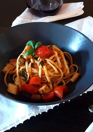 Foto di Linguine al sugo di polipo
