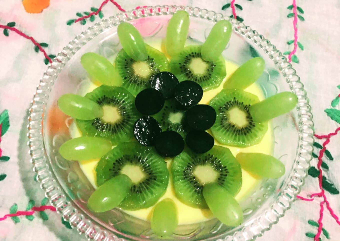 Vanilla Fruit Custard
