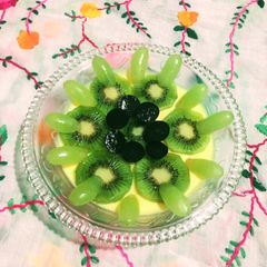 A picture of Vanilla Fruit Custard.